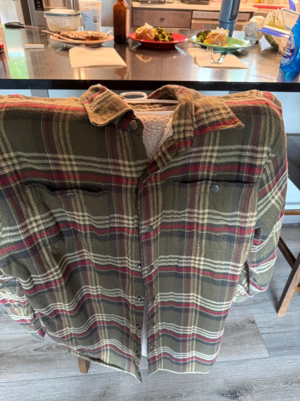 Button down Sherpa shacket - Picture 3 of 3